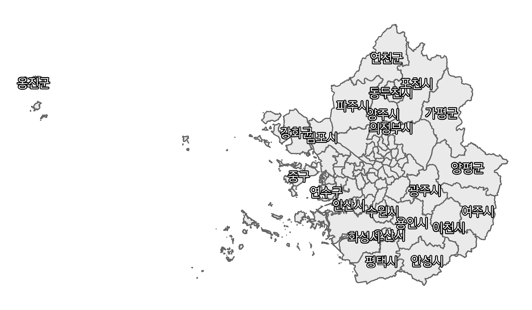 geom_text_repel을 이용해 텍스트 윤곽선 추가한 지도